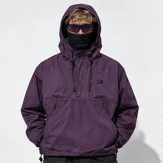 Swell - Unisex Windproof Breathable & Teflon® Waterproof Coat - Purple