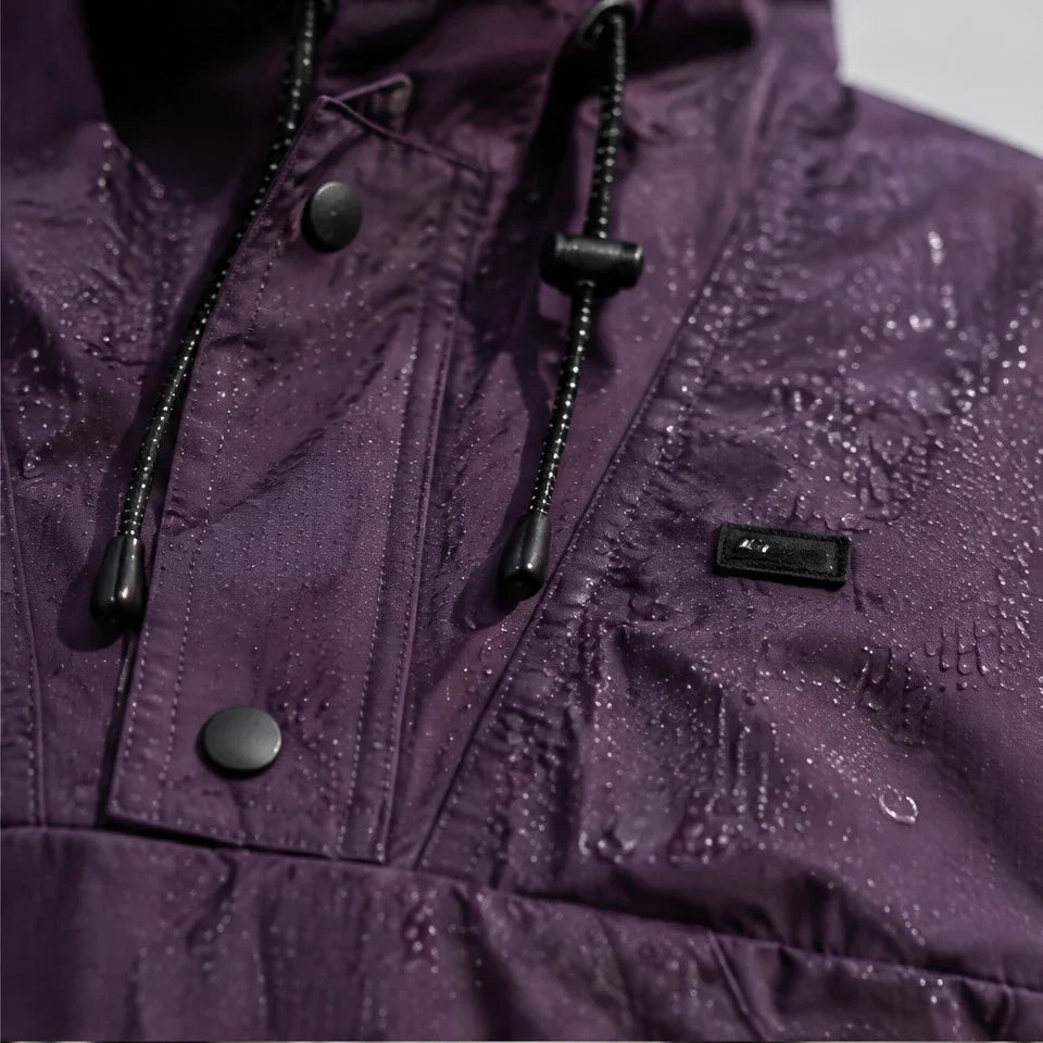 Swell - Unisex Windproof Breathable & Teflon® Waterproof Coat - Purple
