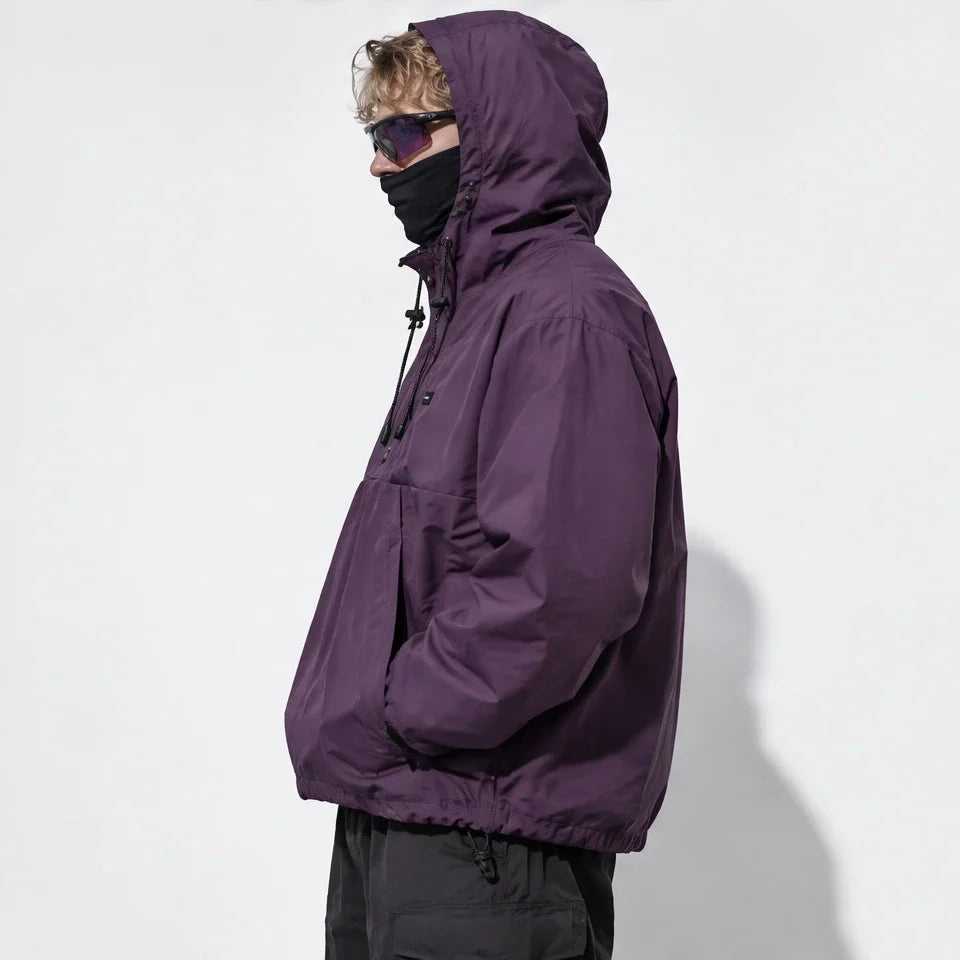 Swell - Unisex Windproof Breathable & Teflon® Waterproof Coat - Purple