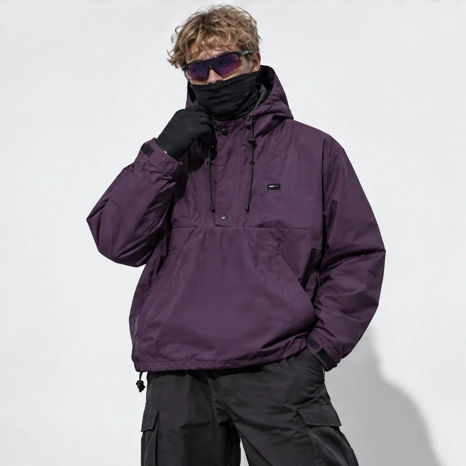 Swell - Unisex Windproof Breathable & Teflon® Waterproof Coat - Purple