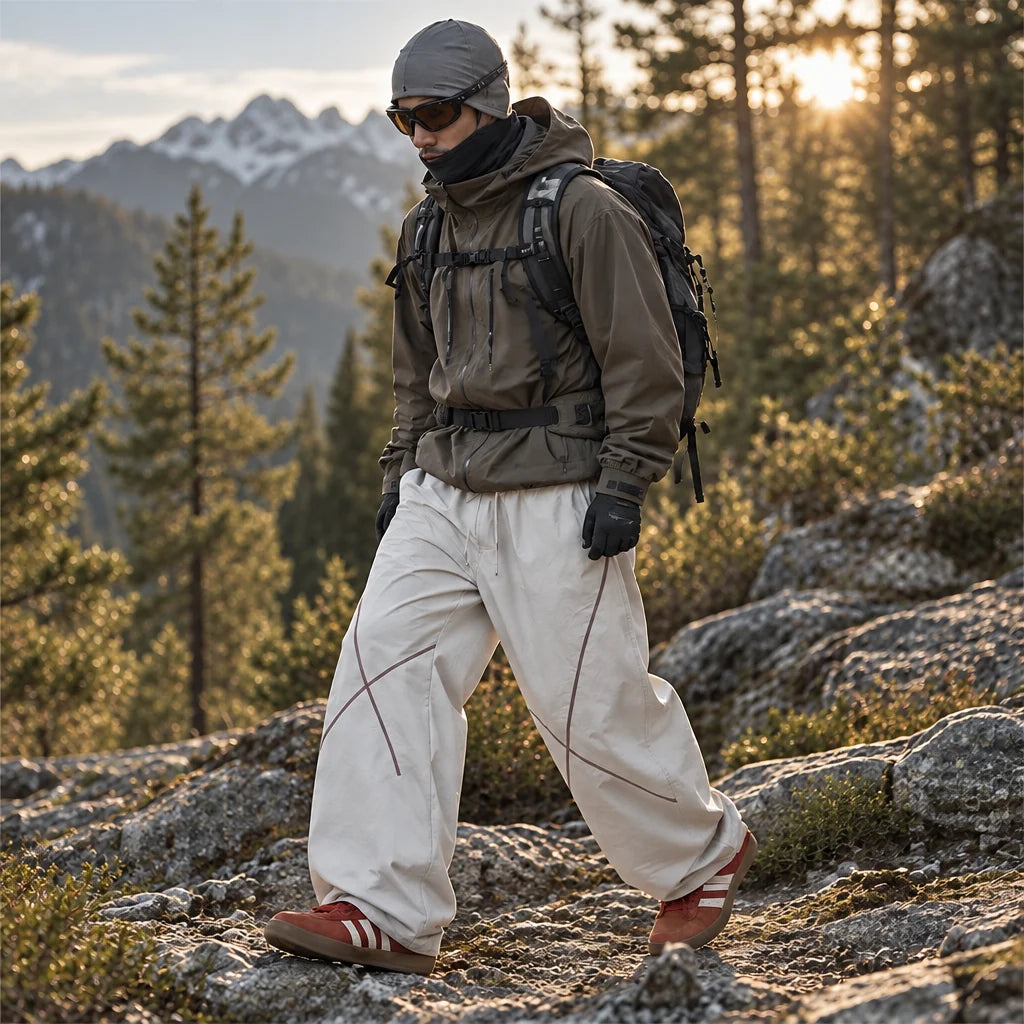 Clove - Unisex Water-Repellent & Quick-Dry Relaxed Fit Hiking Trousers - Light Grey