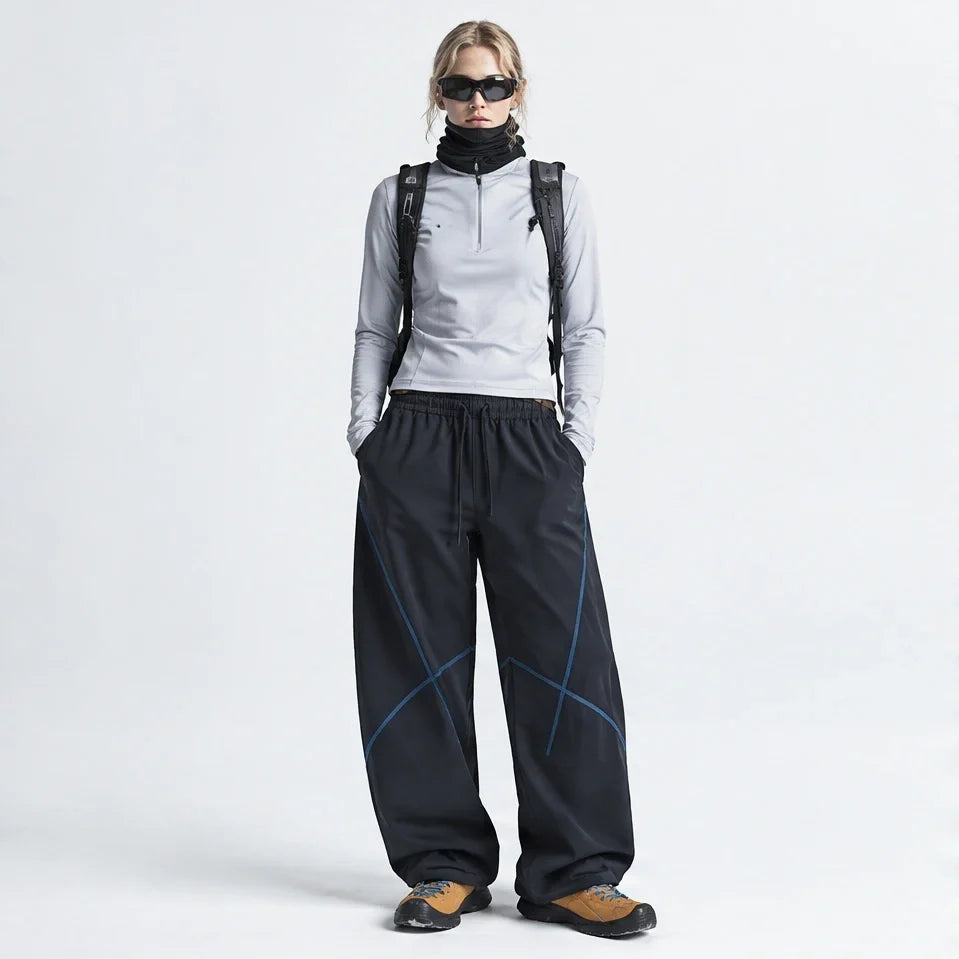 Clove - Unisex Water-Repellent & Quick-Dry Relaxed Fit Hiking Trousers - Navy Blue