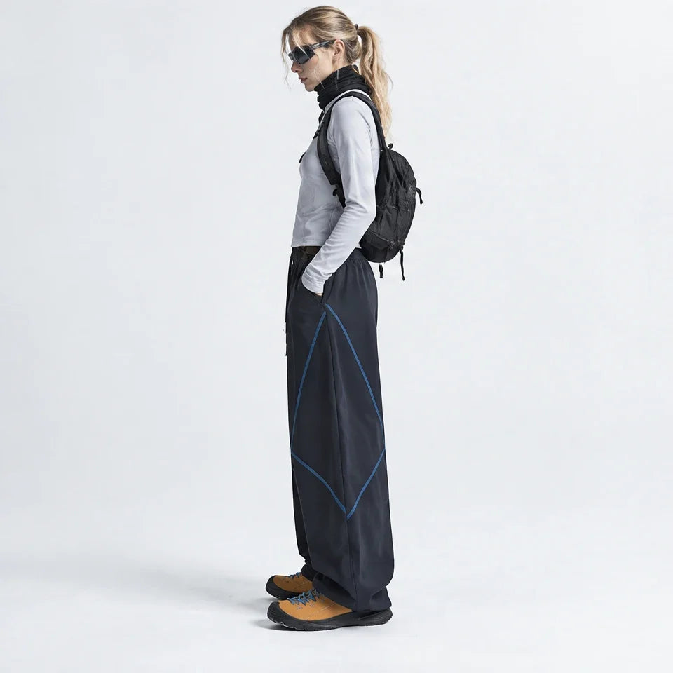 Clove - Unisex Water-Repellent & Quick-Dry Relaxed Fit Hiking Trousers - Navy Blue