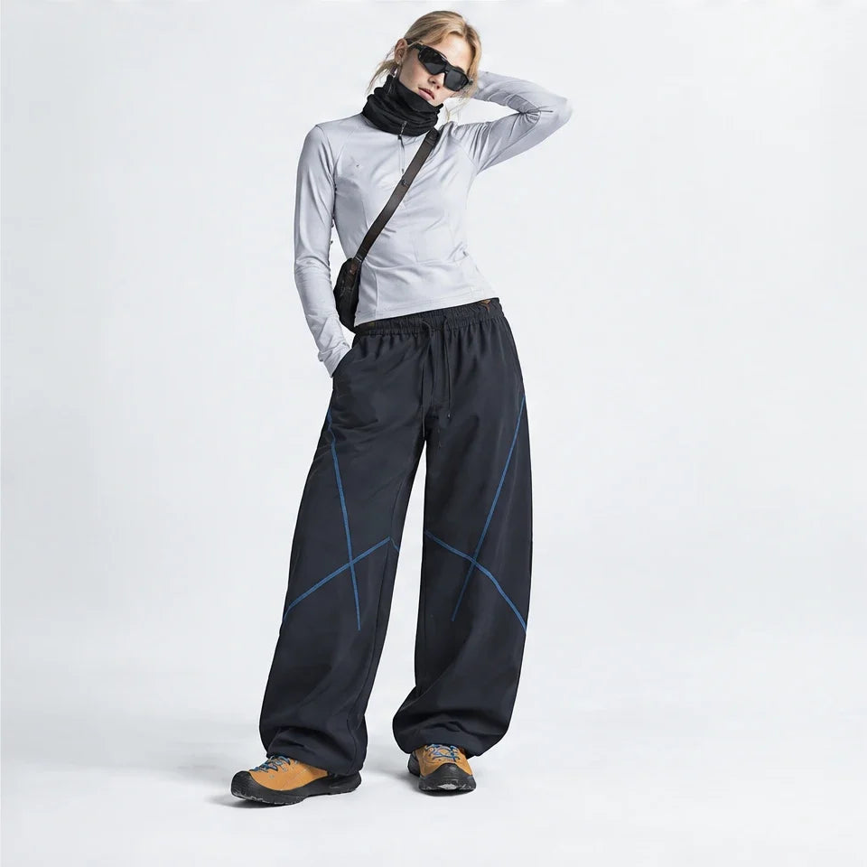 Clove - Unisex Water-Repellent & Quick-Dry Relaxed Fit Hiking Trousers - Navy Blue