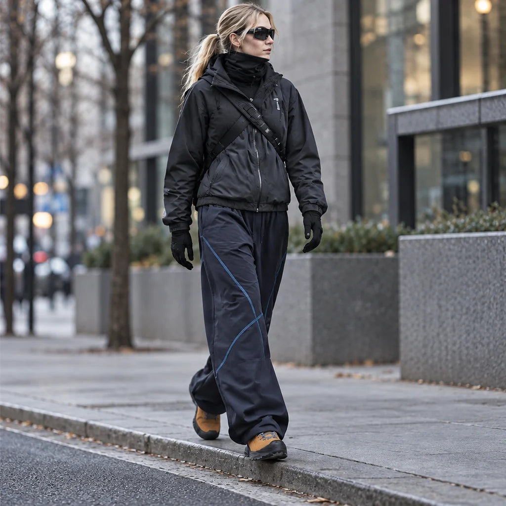 Clove - Unisex Water-Repellent & Quick-Dry Relaxed Fit Hiking Trousers - Navy Blue