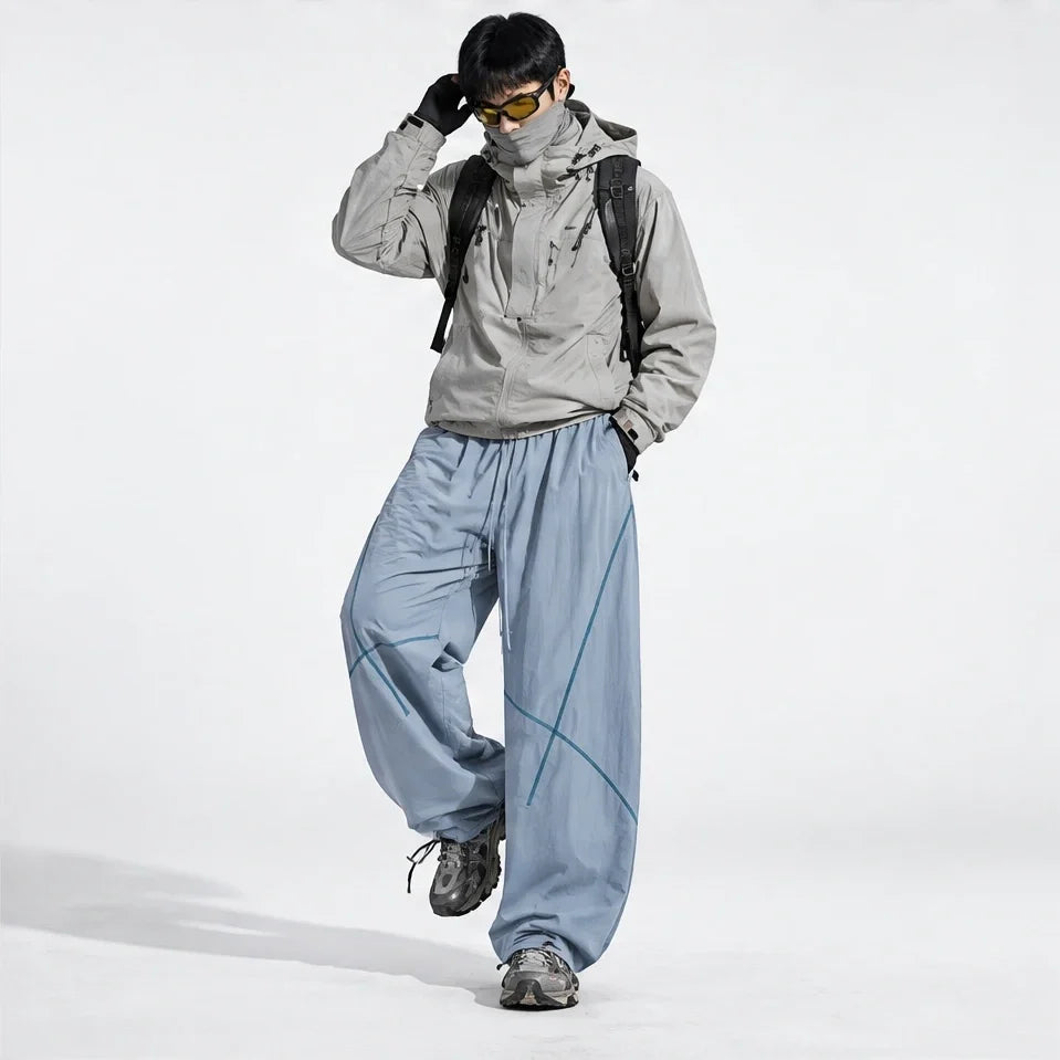 Clove - Unisex Water-Repellent & Quick-Dry Relaxed Fit Hiking Trousers - Sky Blue