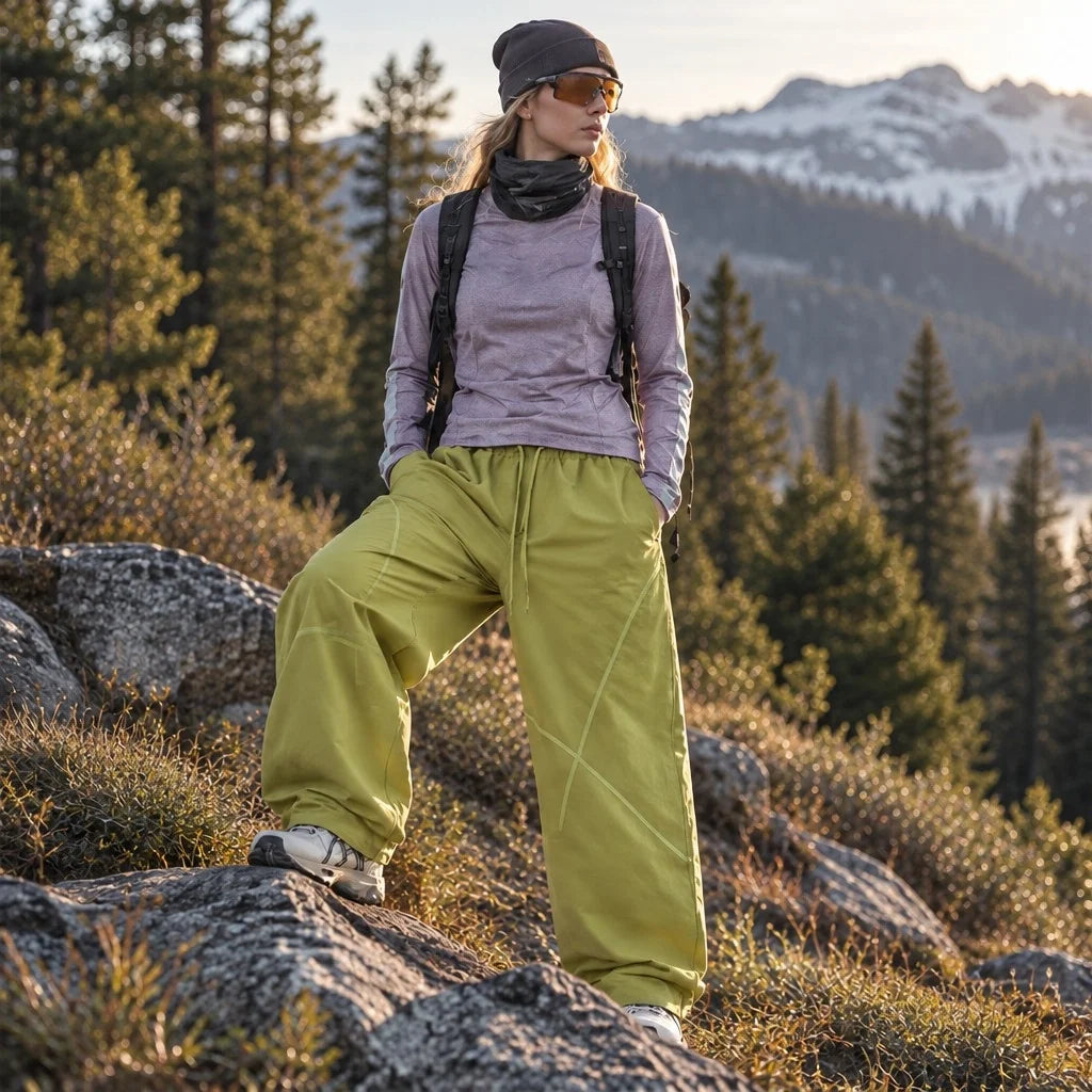 Clove - Unisex Water-Repellent & Quick-Dry Relaxed Fit Hiking Trousers - Yellow