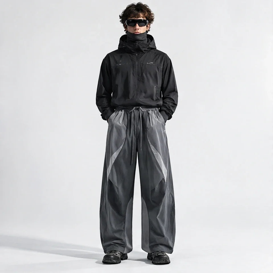 Fell - Unisex Quick-Dry Windproof & Straight-Leg Waterproof Trousers - Dark Grey
