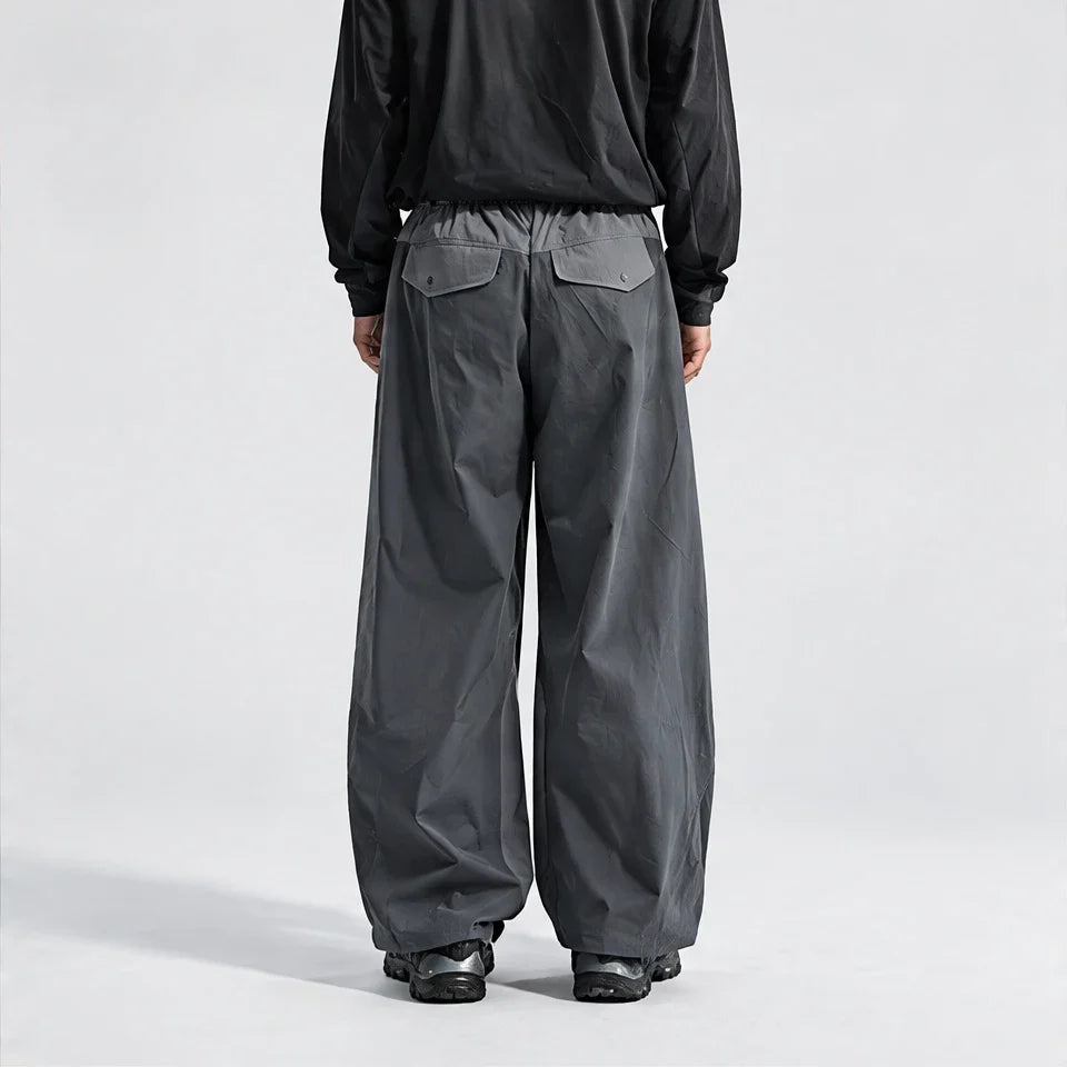 Fell - Unisex Quick-Dry Windproof & Straight-Leg Waterproof Trousers - Dark Grey