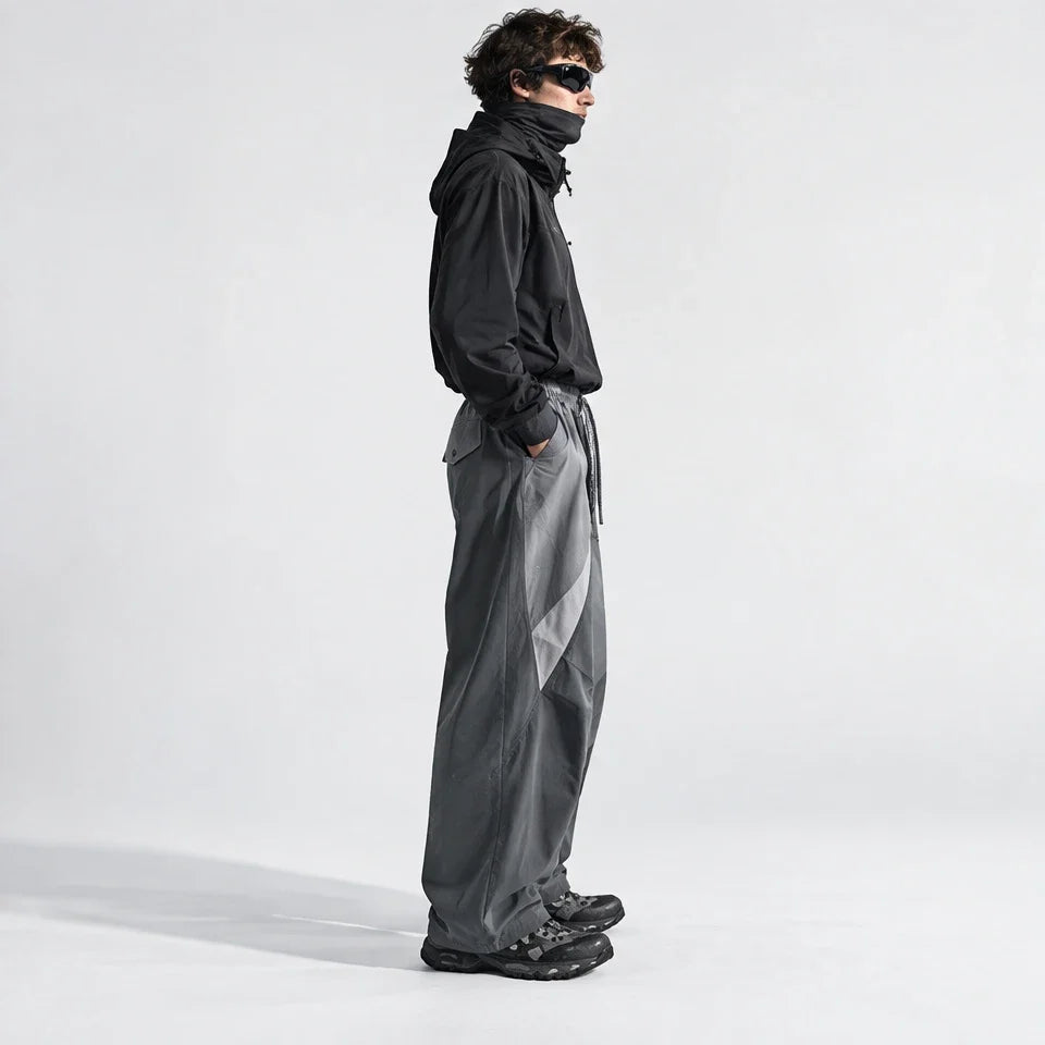 Fell - Unisex Quick-Dry Windproof & Straight-Leg Waterproof Trousers - Dark Grey