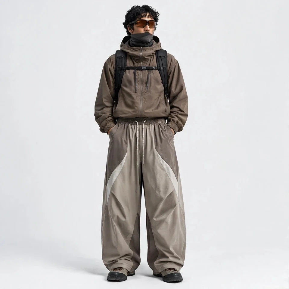 Fell - Unisex Quick-Dry Windproof & Straight-Leg Waterproof Trousers - Khaki