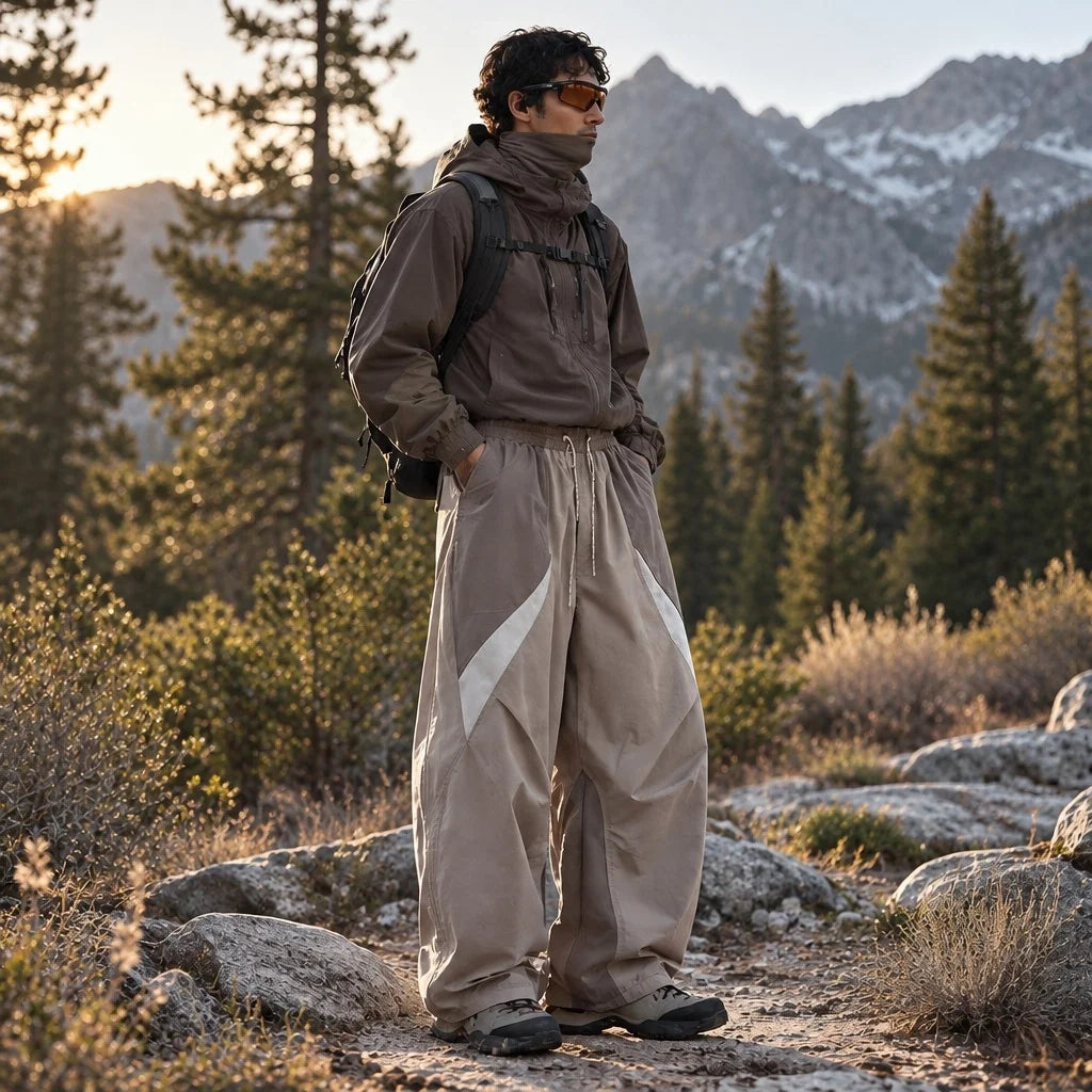 Fell - Unisex Quick-Dry Windproof & Straight-Leg Waterproof Trousers - Khaki