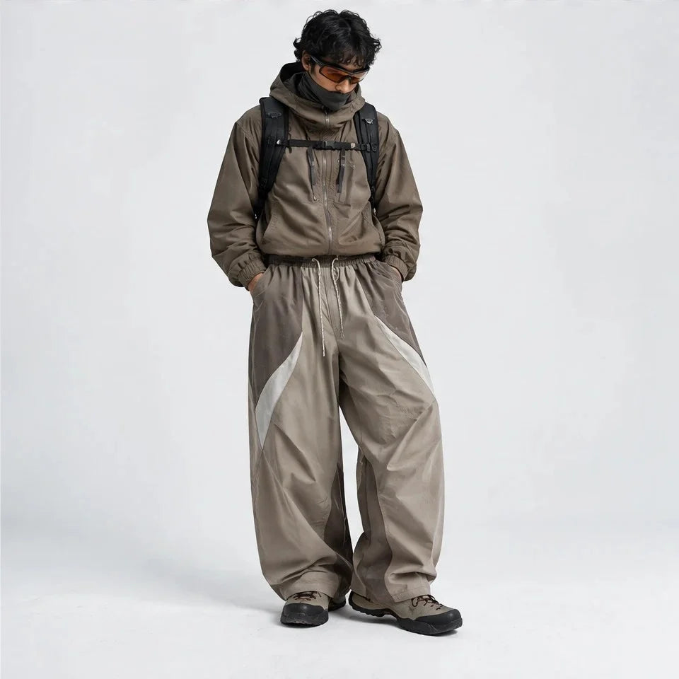 Fell - Unisex Quick-Dry Windproof & Straight-Leg Waterproof Trousers - Khaki