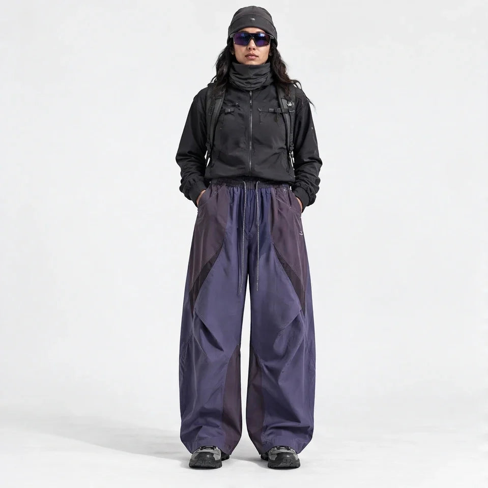 Fell - Unisex Quick-Dry Windproof & Straight-Leg Waterproof Trousers - Purple