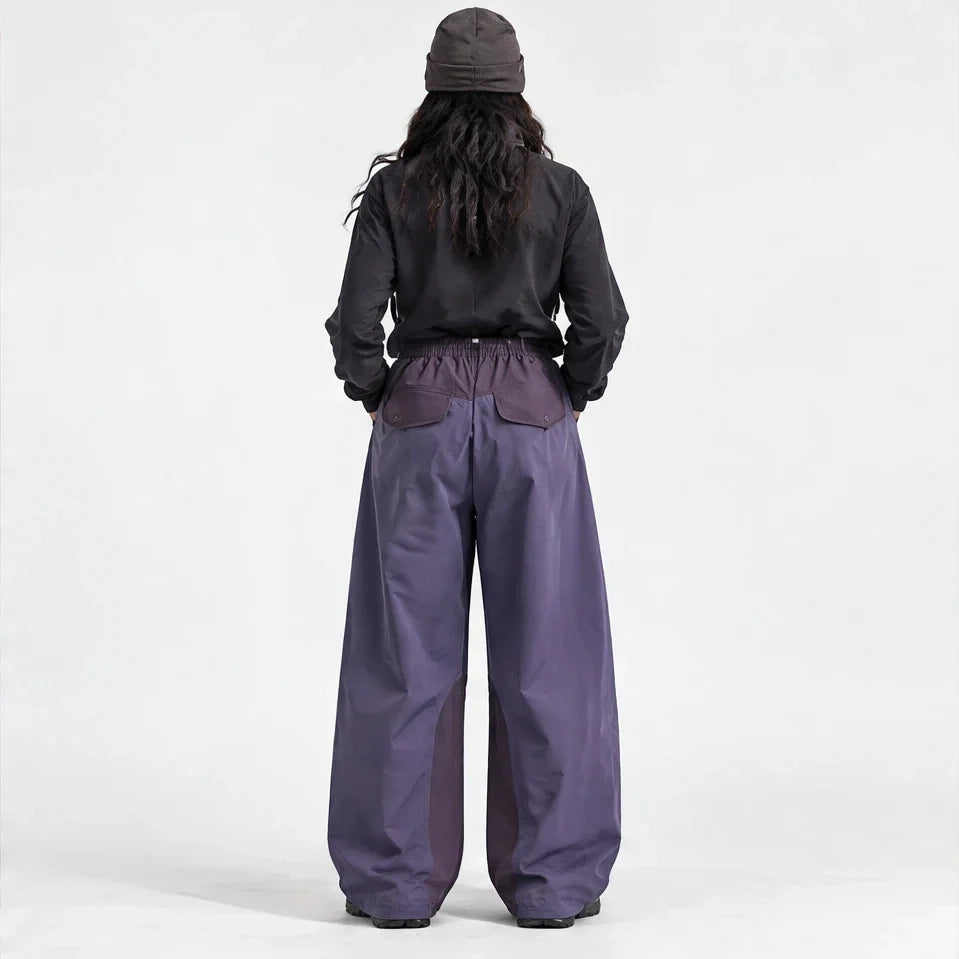 Fell - Unisex Quick-Dry Windproof & Straight-Leg Waterproof Trousers - Purple