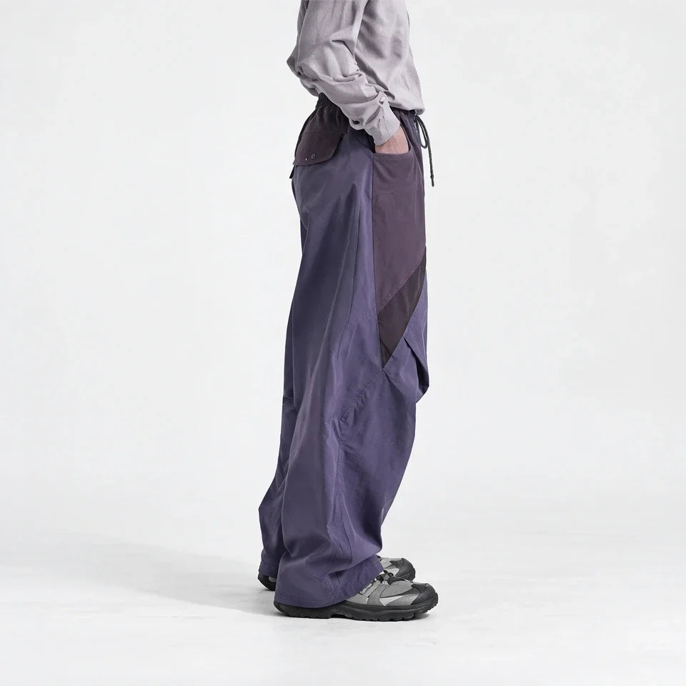 Fell - Unisex Quick-Dry Windproof & Straight-Leg Waterproof Trousers - Purple