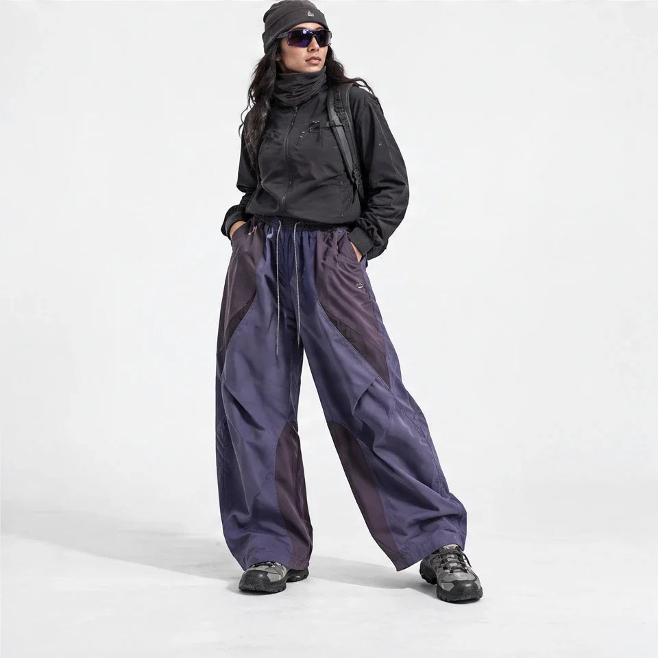 Fell - Unisex Quick-Dry Windproof & Straight-Leg Waterproof Trousers - Purple