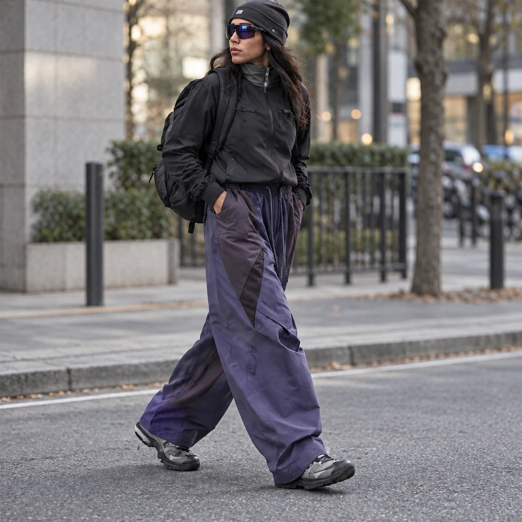 Fell - Unisex Quick-Dry Windproof & Straight-Leg Waterproof Trousers - Purple