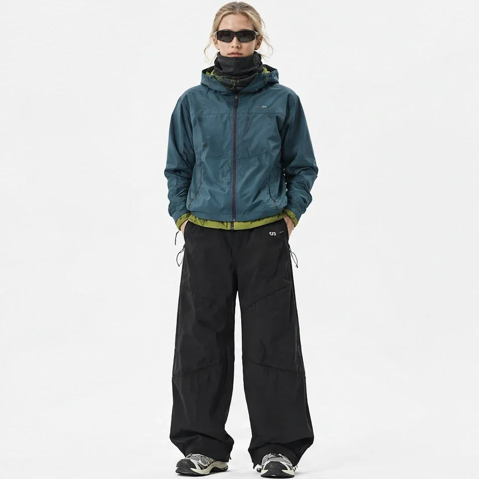 Garth - Unisex Quick-Dry Windproof & Packable Waterproof Trousers - Black