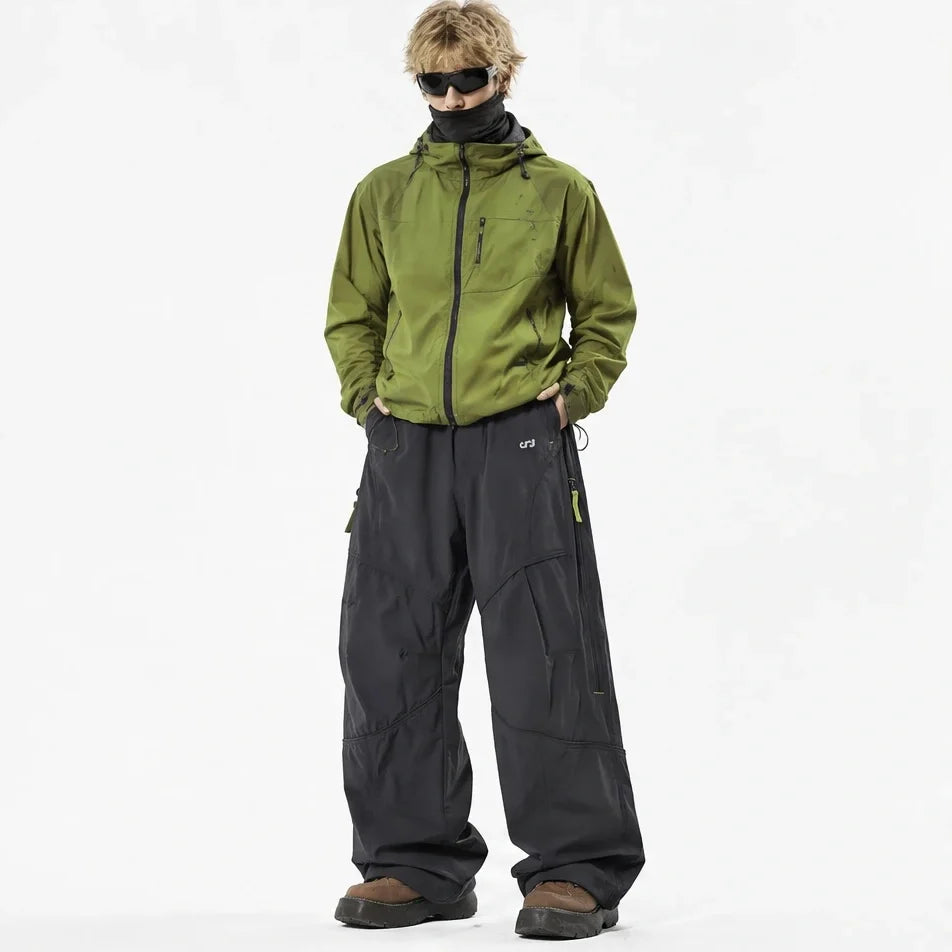 Garth - Unisex Quick-Dry Windproof & Packable Waterproof Trousers - Grey