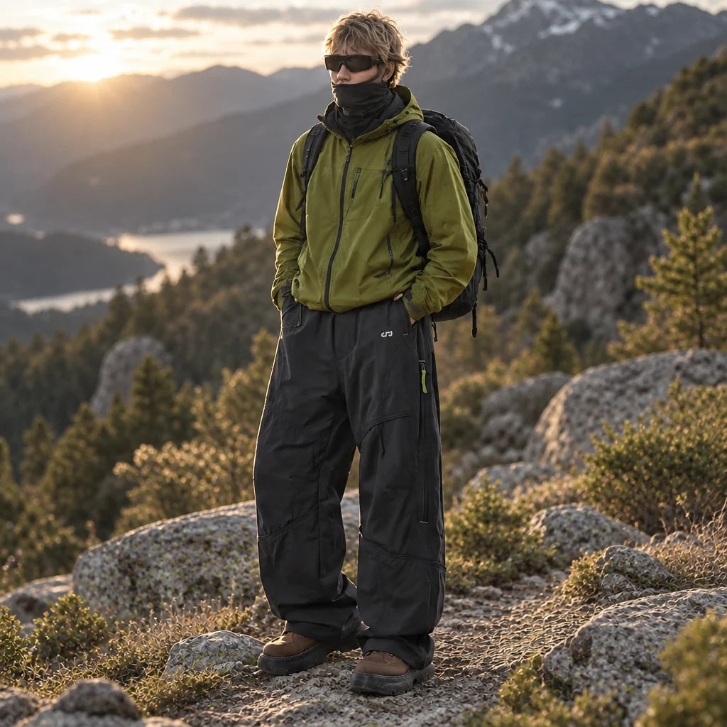 Garth - Unisex Quick-Dry Windproof & Packable Waterproof Trousers - Grey