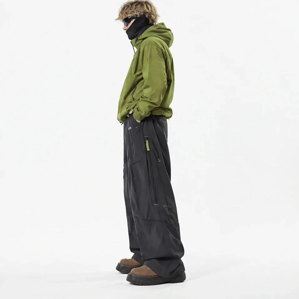 Garth - Unisex Quick-Dry Windproof & Packable Waterproof Trousers - Grey