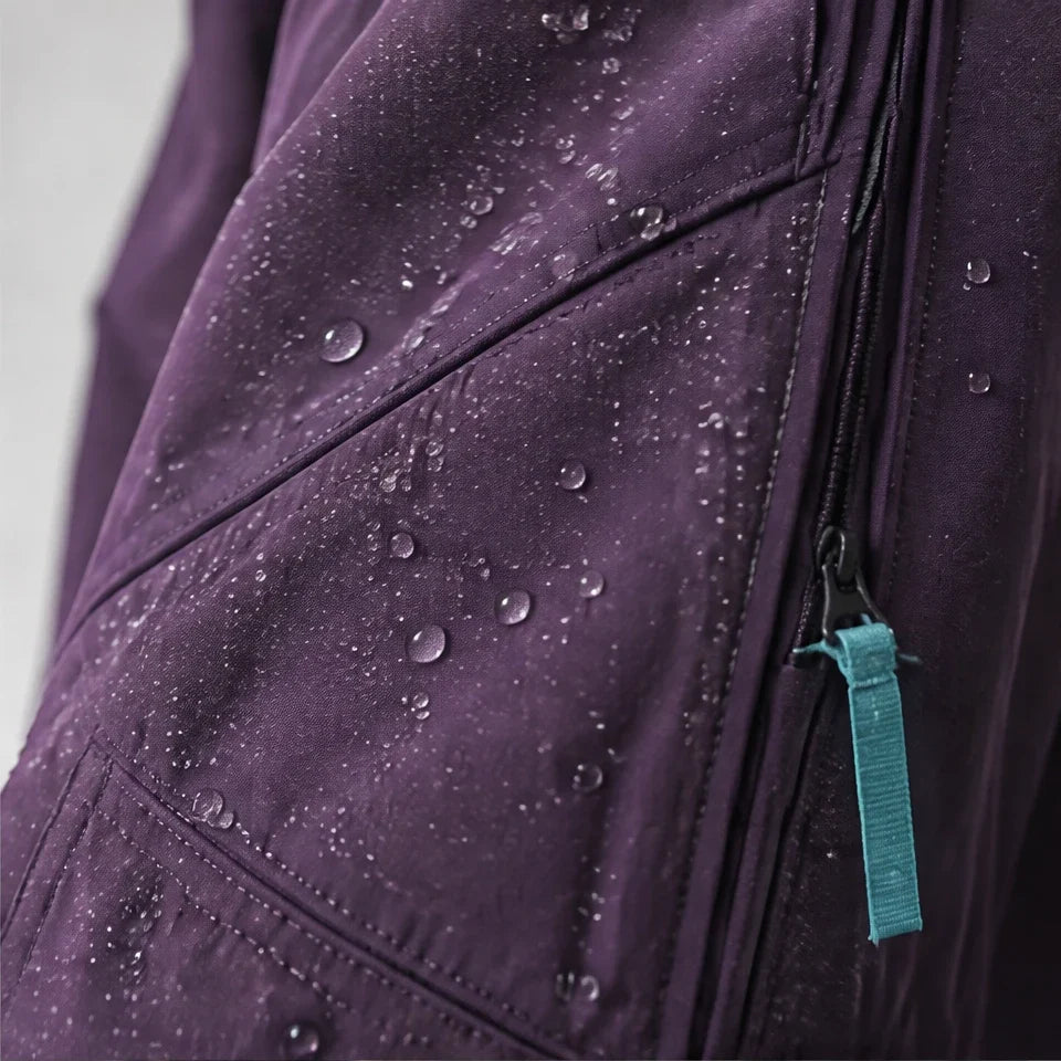 Garth - Unisex Quick-Dry Windproof & Packable Waterproof Trousers - Purple