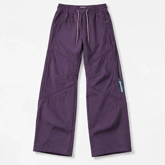 Garth - Unisex Quick-Dry Windproof & Packable Waterproof Trousers - Purple