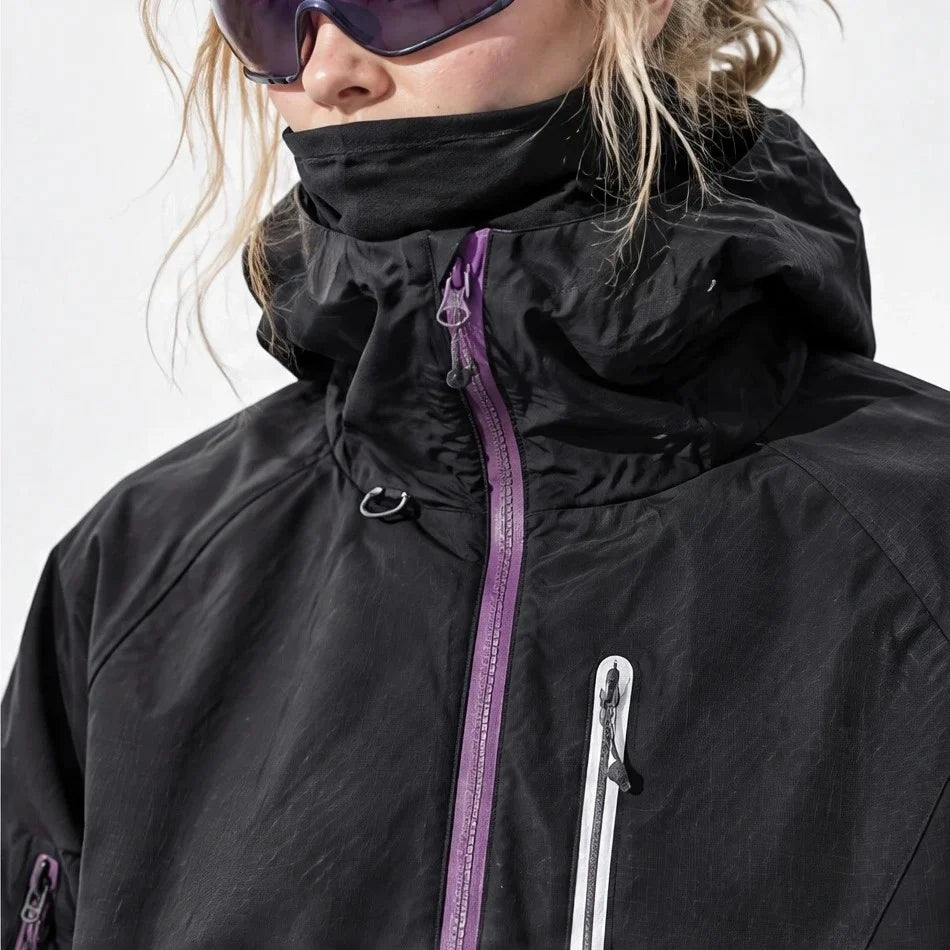 Drow - Unisex Water-Repellent & Windproof Teflon® Lightweight Jacket - Black