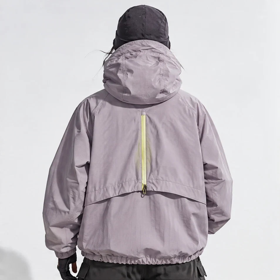 Drow - Unisex Water-Repellent & Windproof Teflon® Lightweight Jacket - Light purple