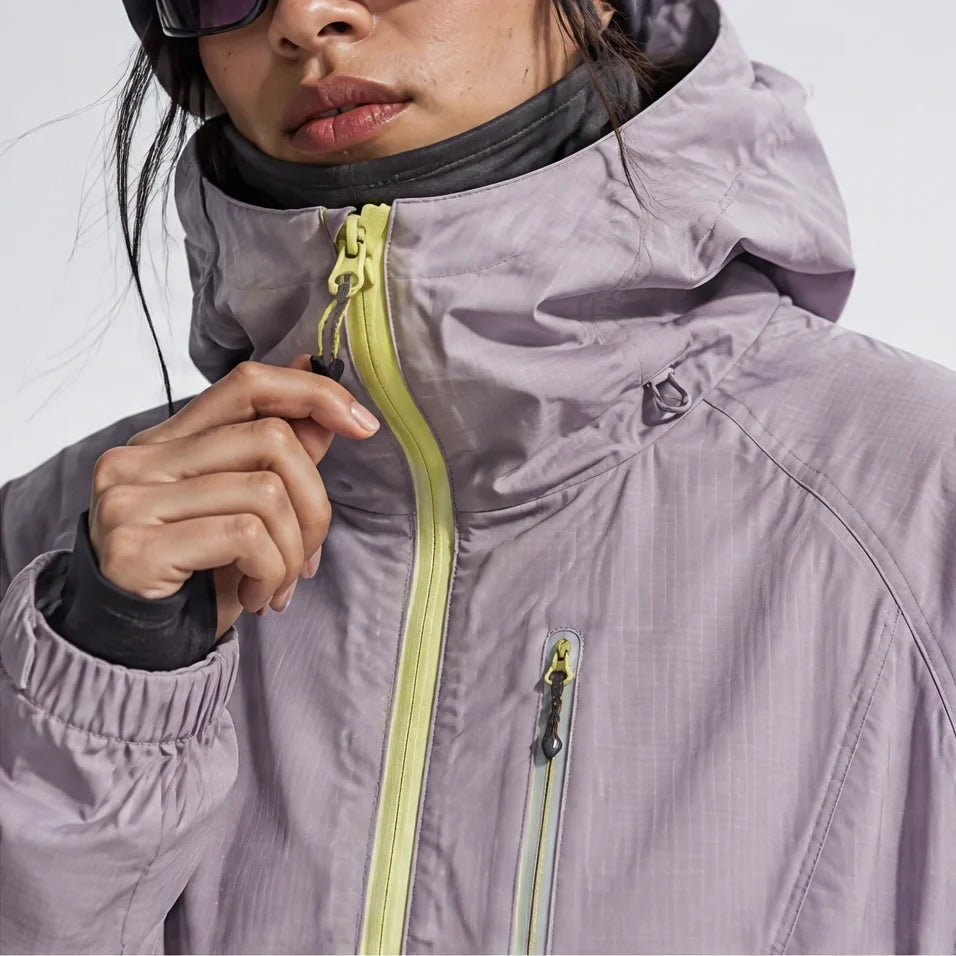 Drow - Unisex Water-Repellent & Windproof Teflon® Lightweight Jacket - Light purple