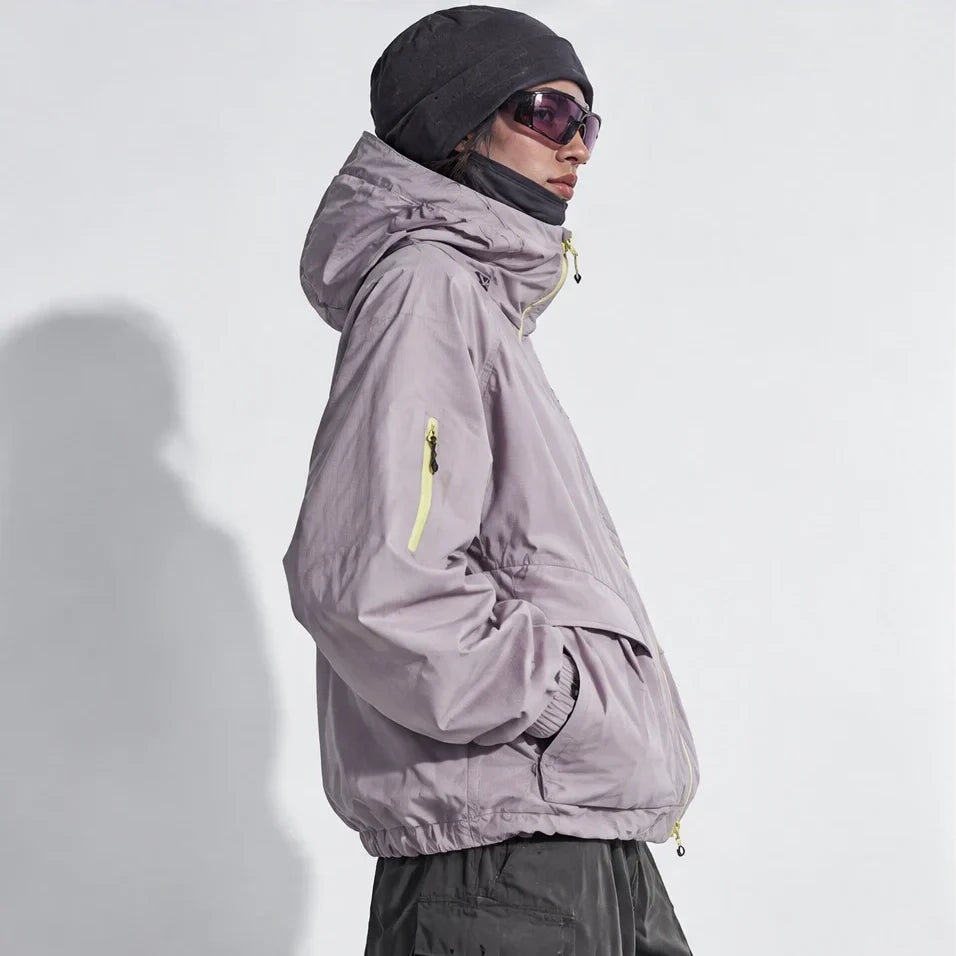 Drow - Unisex Water-Repellent & Windproof Teflon® Lightweight Jacket - Light purple