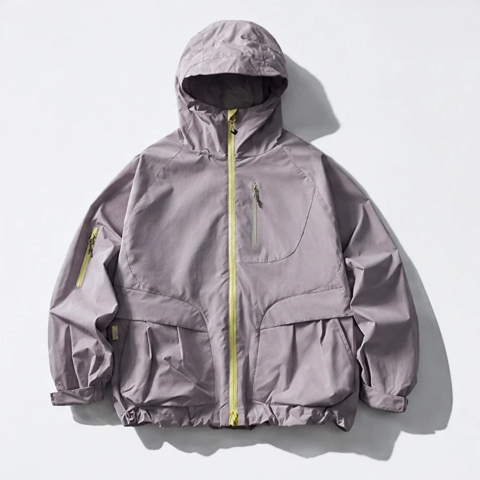 Drow - Unisex Water-Repellent & Windproof Teflon® Lightweight Jacket - Light purple