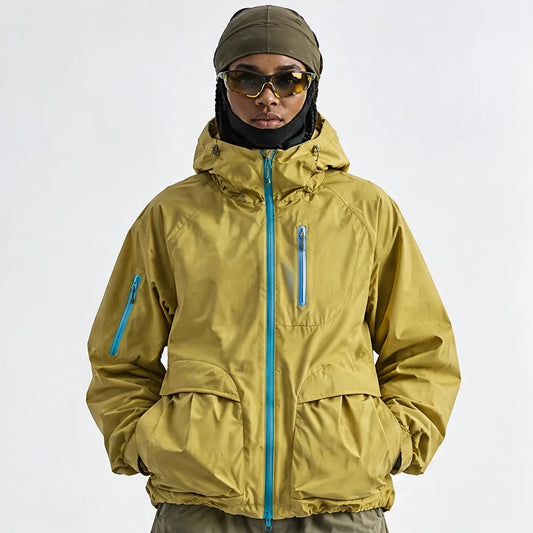 Drow - Unisex Water-Repellent & Windproof Teflon® Lightweight Jacket - Yellow
