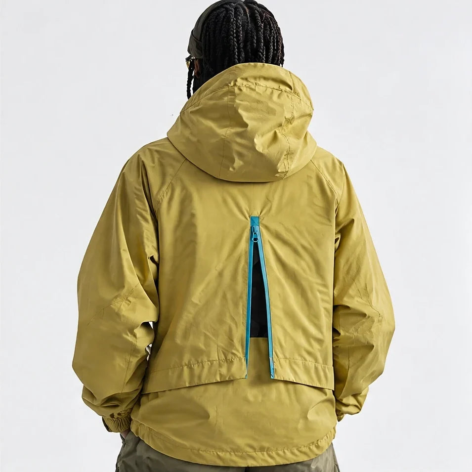 Drow - Unisex Water-Repellent & Windproof Teflon® Lightweight Jacket - Yellow