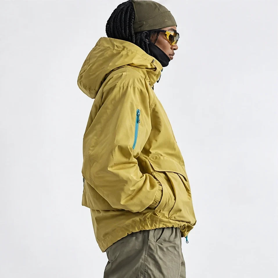 Drow - Unisex Water-Repellent & Windproof Teflon® Lightweight Jacket - Yellow