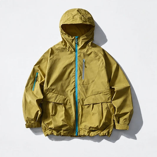 Drow - Unisex Water-Repellent & Windproof Teflon® Lightweight Jacket - Yellow