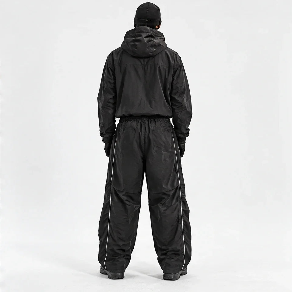 Creag - Unisex Water-Repellent & Quick-Dry Reflective Hiking Trousers - Black