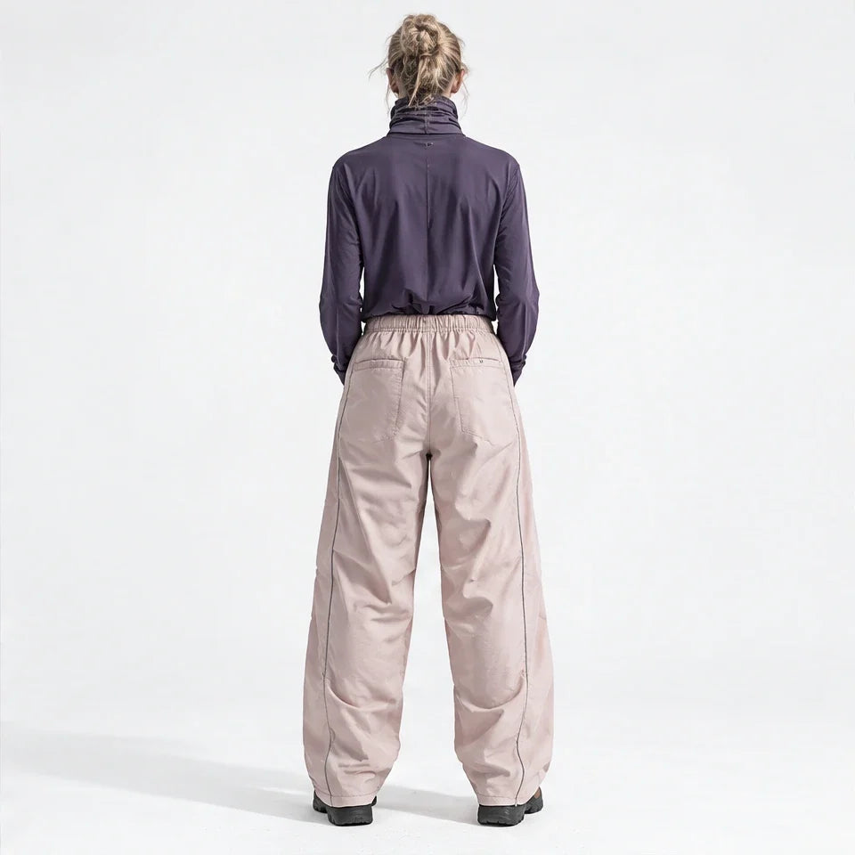 Creag - Unisex Water-Repellent & Quick-Dry Reflective Hiking Trousers - Dark Pink