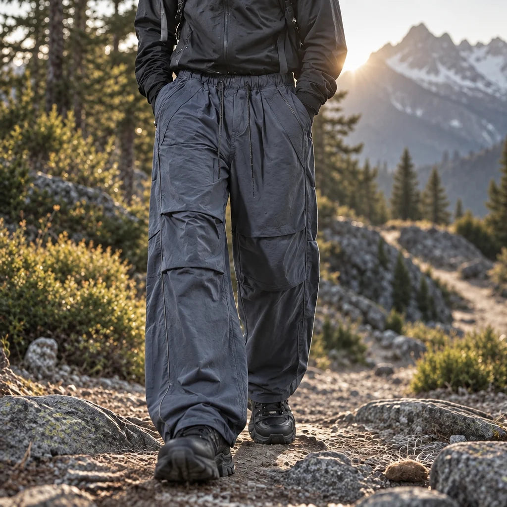 Creag - Unisex Water-Repellent & Quick-Dry Reflective Hiking Trousers - Haze Blue