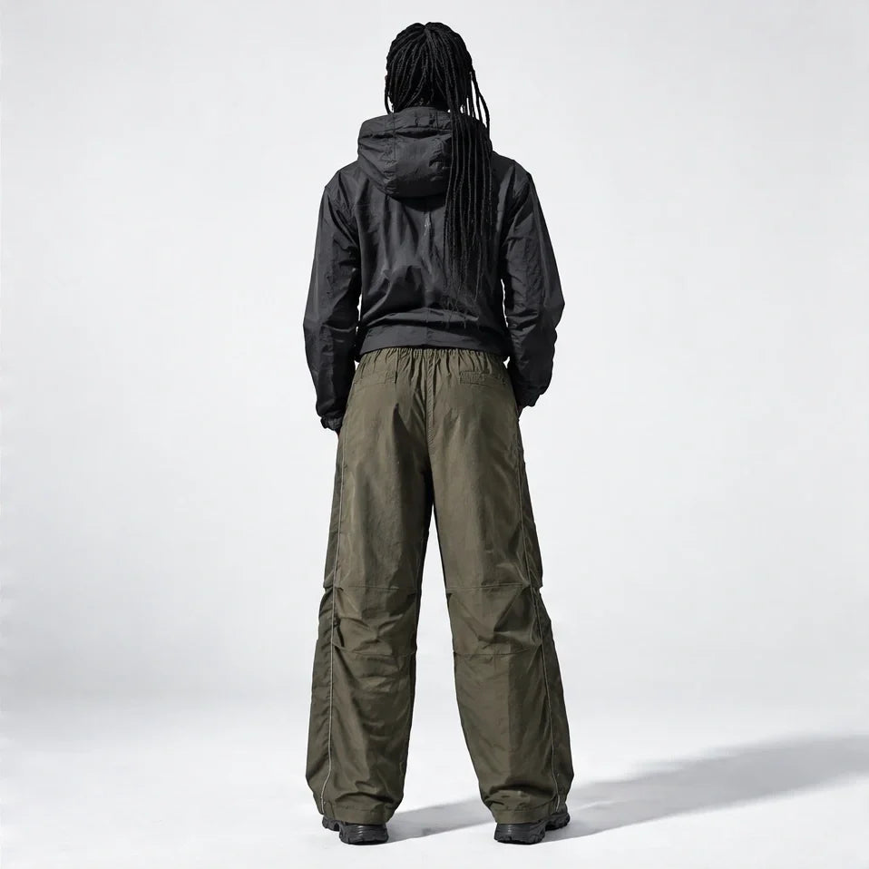 Creag - Unisex Water-Repellent & Quick-Dry Reflective Hiking Trousers - Military Green