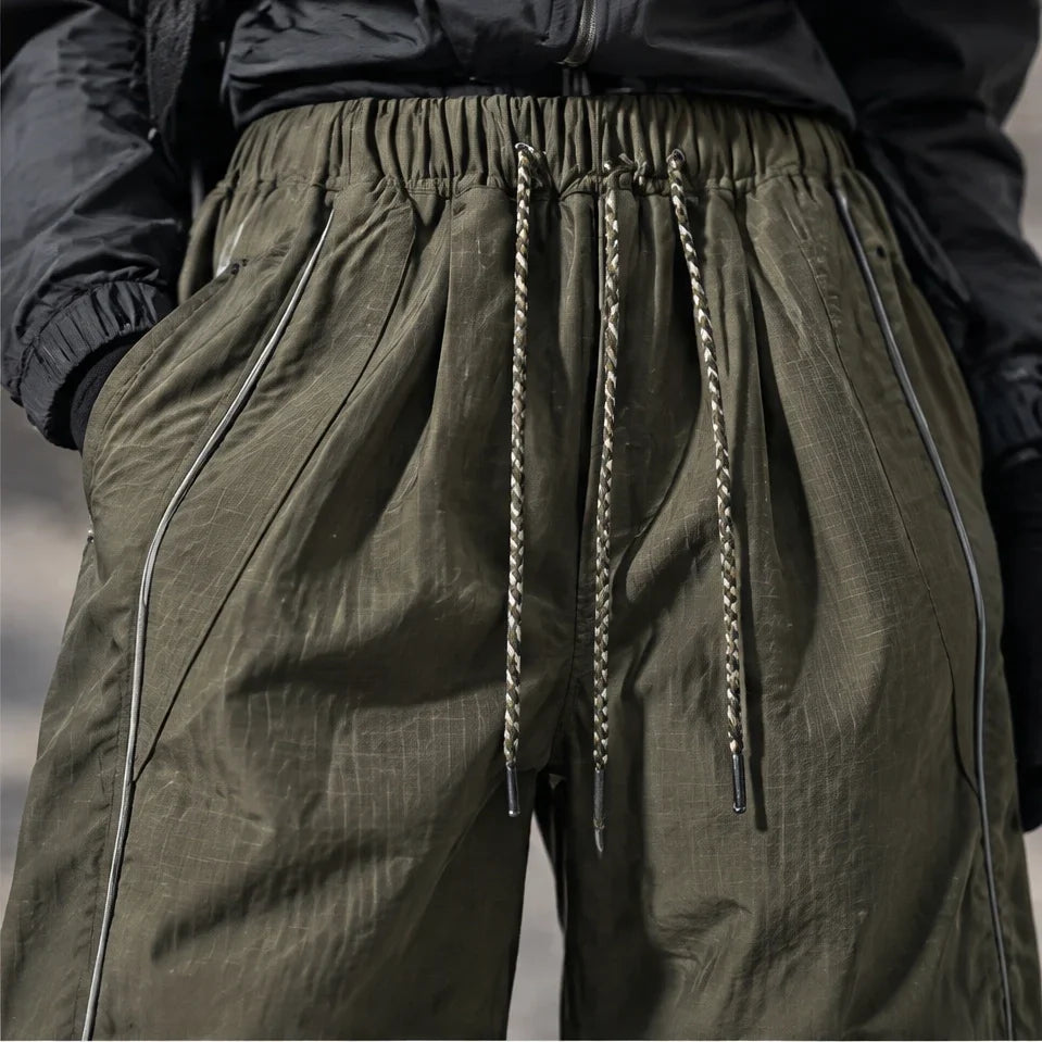 Creag - Unisex Water-Repellent & Quick-Dry Reflective Hiking Trousers - Military Green