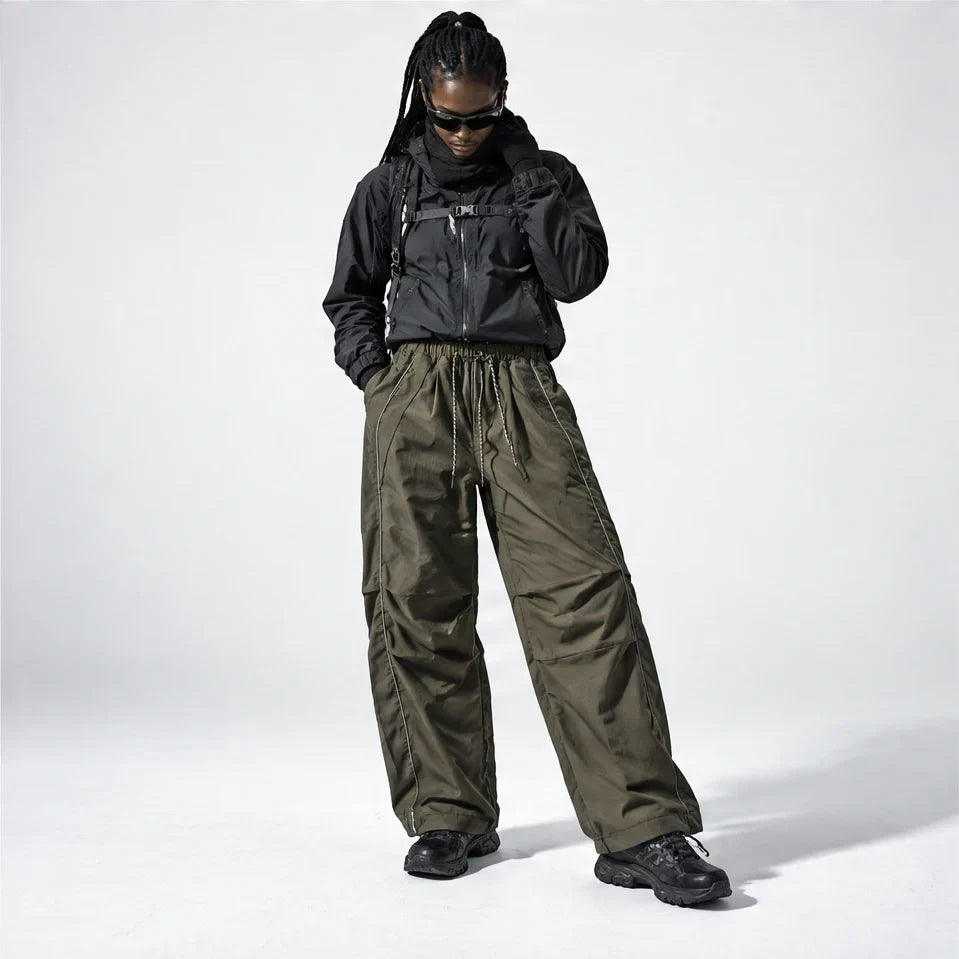 Creag - Unisex Water-Repellent & Quick-Dry Reflective Hiking Trousers - Military Green