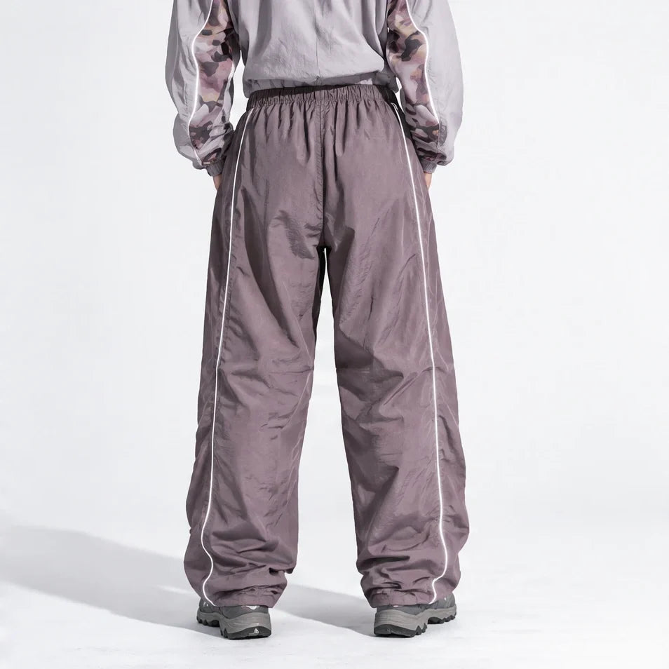 Creag - Unisex Water-Repellent & Quick-Dry Reflective Hiking Trousers - Purple Smoke