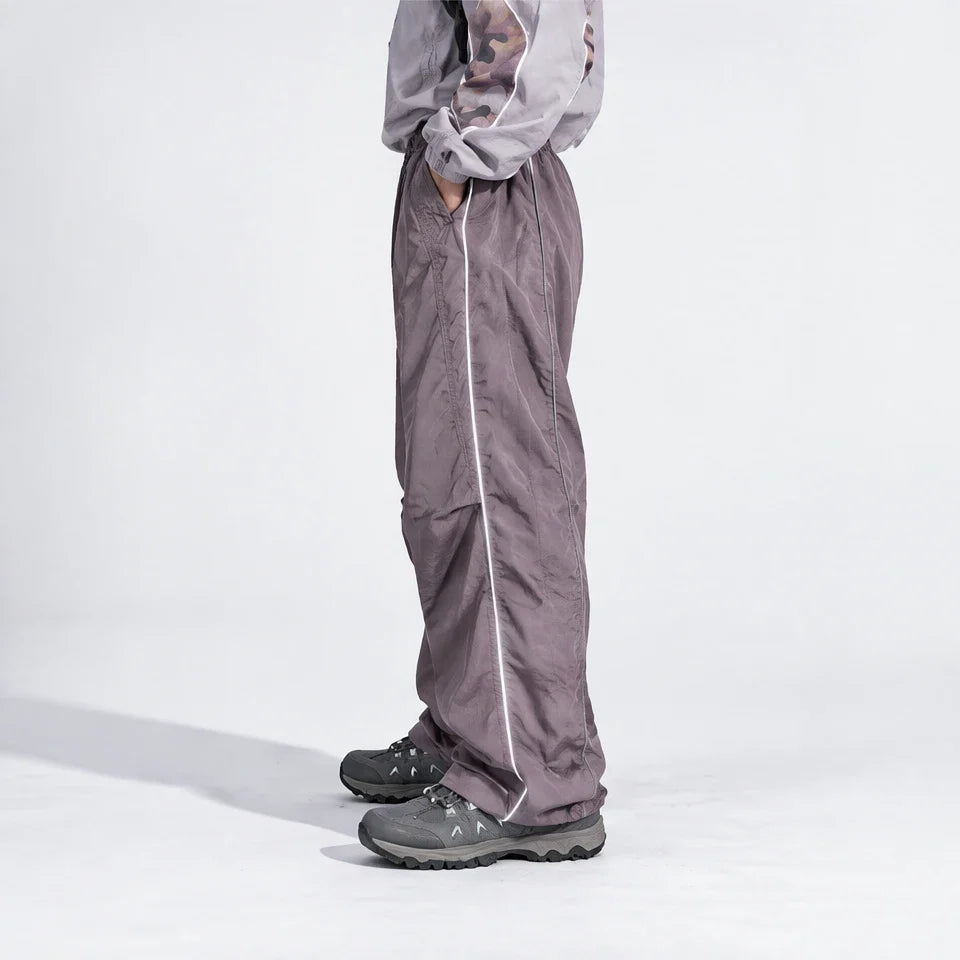 Creag - Unisex Water-Repellent & Quick-Dry Reflective Hiking Trousers - Purple Smoke