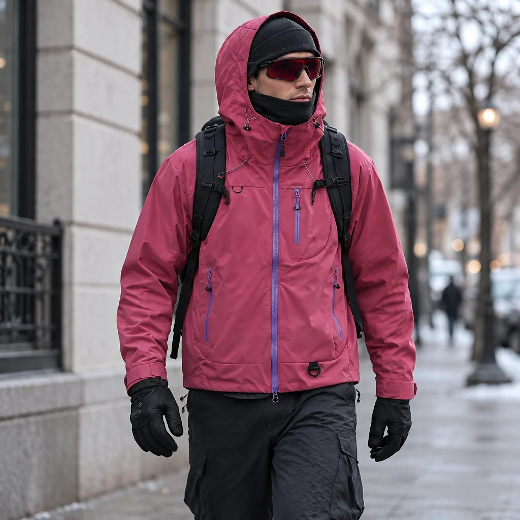Gill - Unisex 15K Waterproof Jacket - Fuchsia Pink