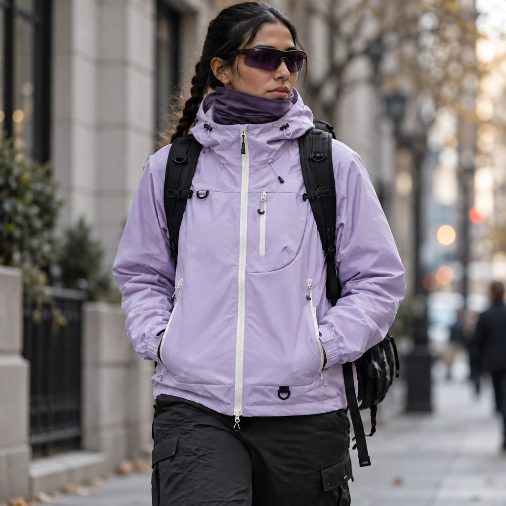 Gill - Unisex 15K Waterproof Jacket - Light purple
