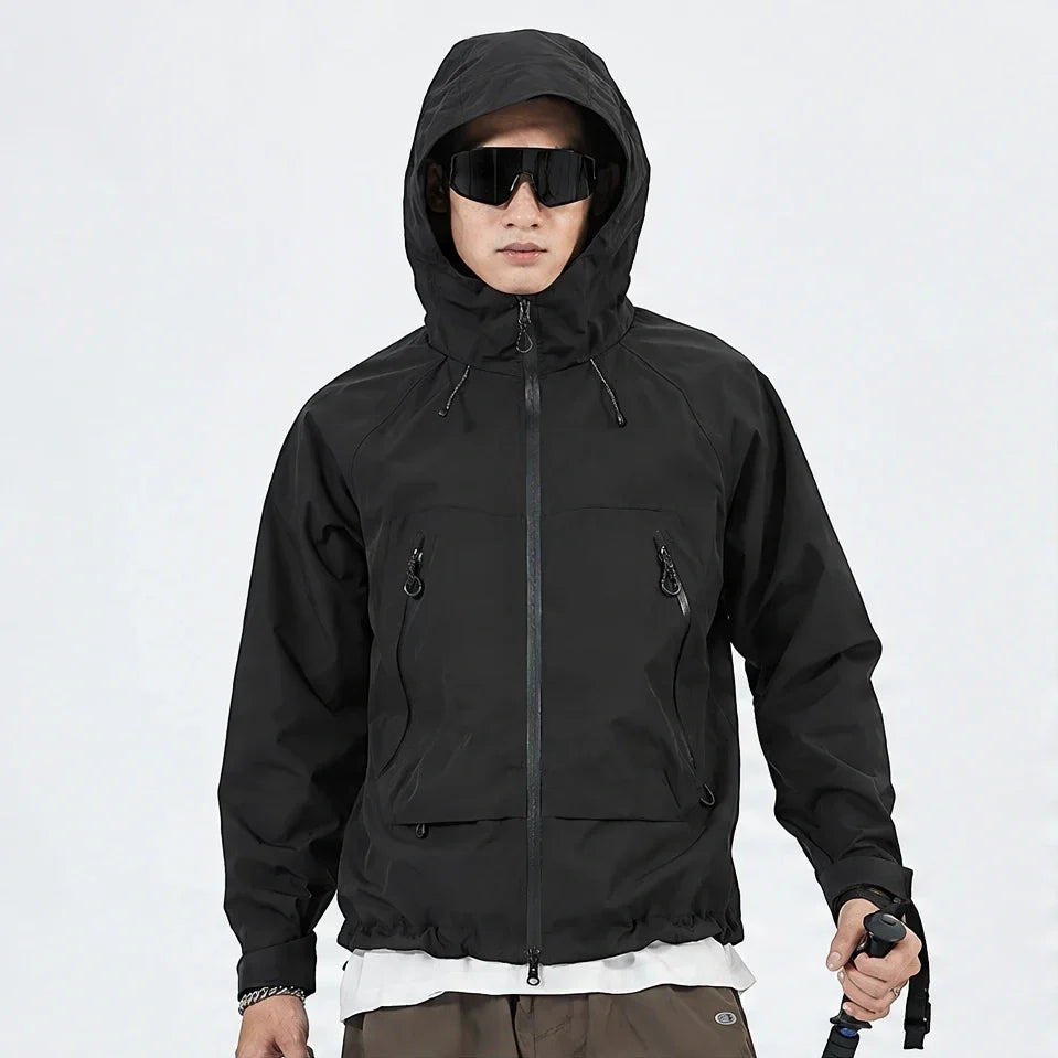 Wyke - Unisex Windproof Breathable & Graphene Waterproof Jacket - Black