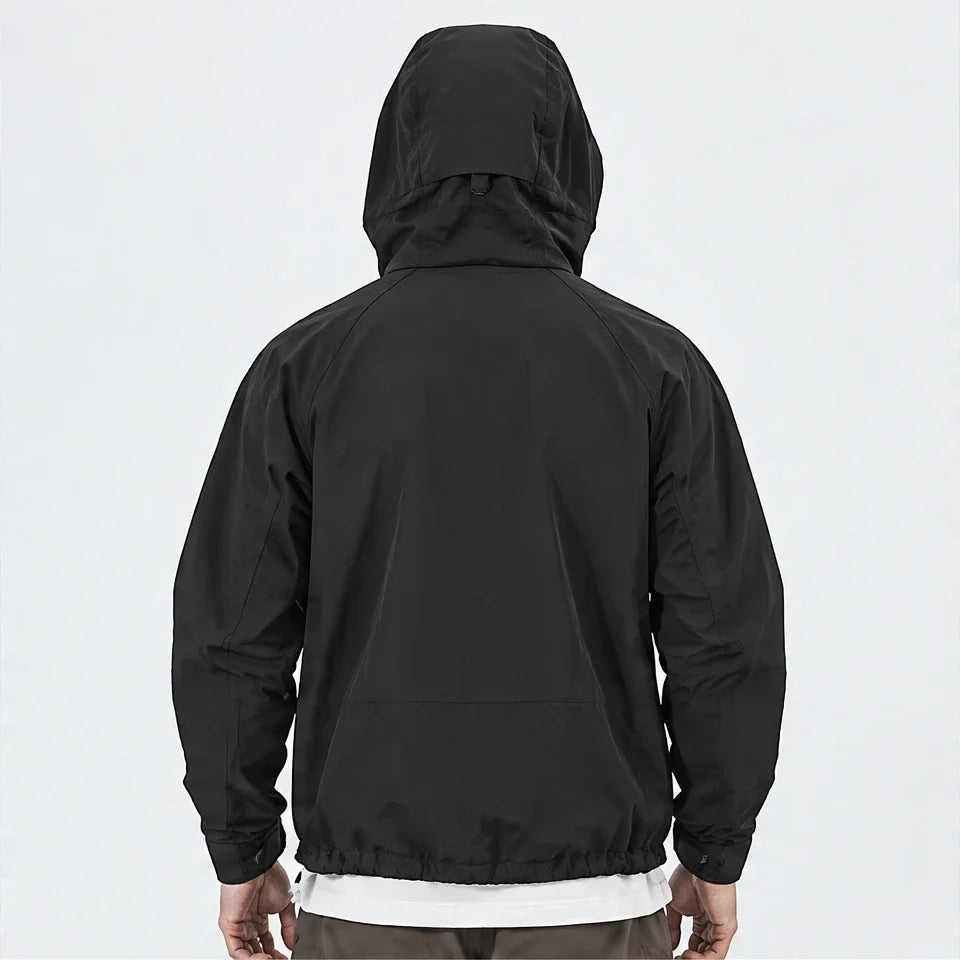 Wyke - Unisex Windproof Breathable & Graphene Waterproof Jacket - Black