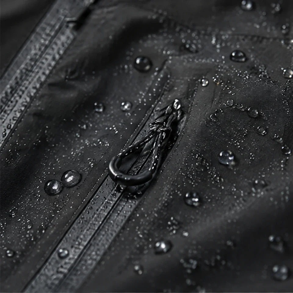 Wyke - Unisex Windproof Breathable & Graphene Waterproof Jacket - Black